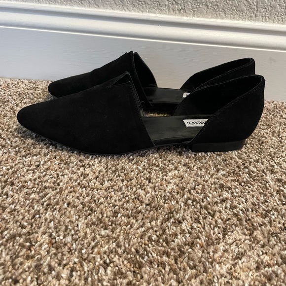 Steve Madden velvet pointed toe flats - Picture 2 of 4